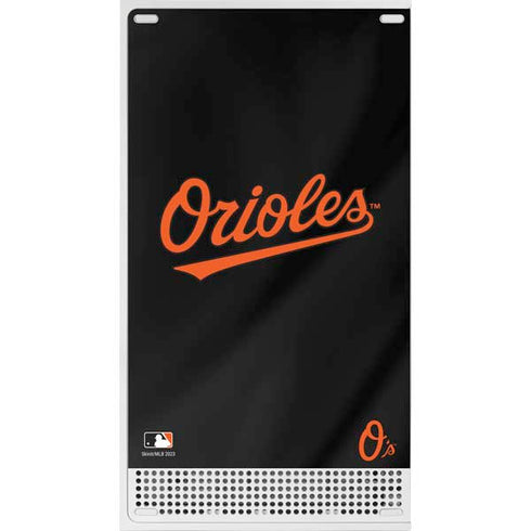 MLB Baltimore Orioles Alternate/Away Jersey Xbox Series S Console Skin